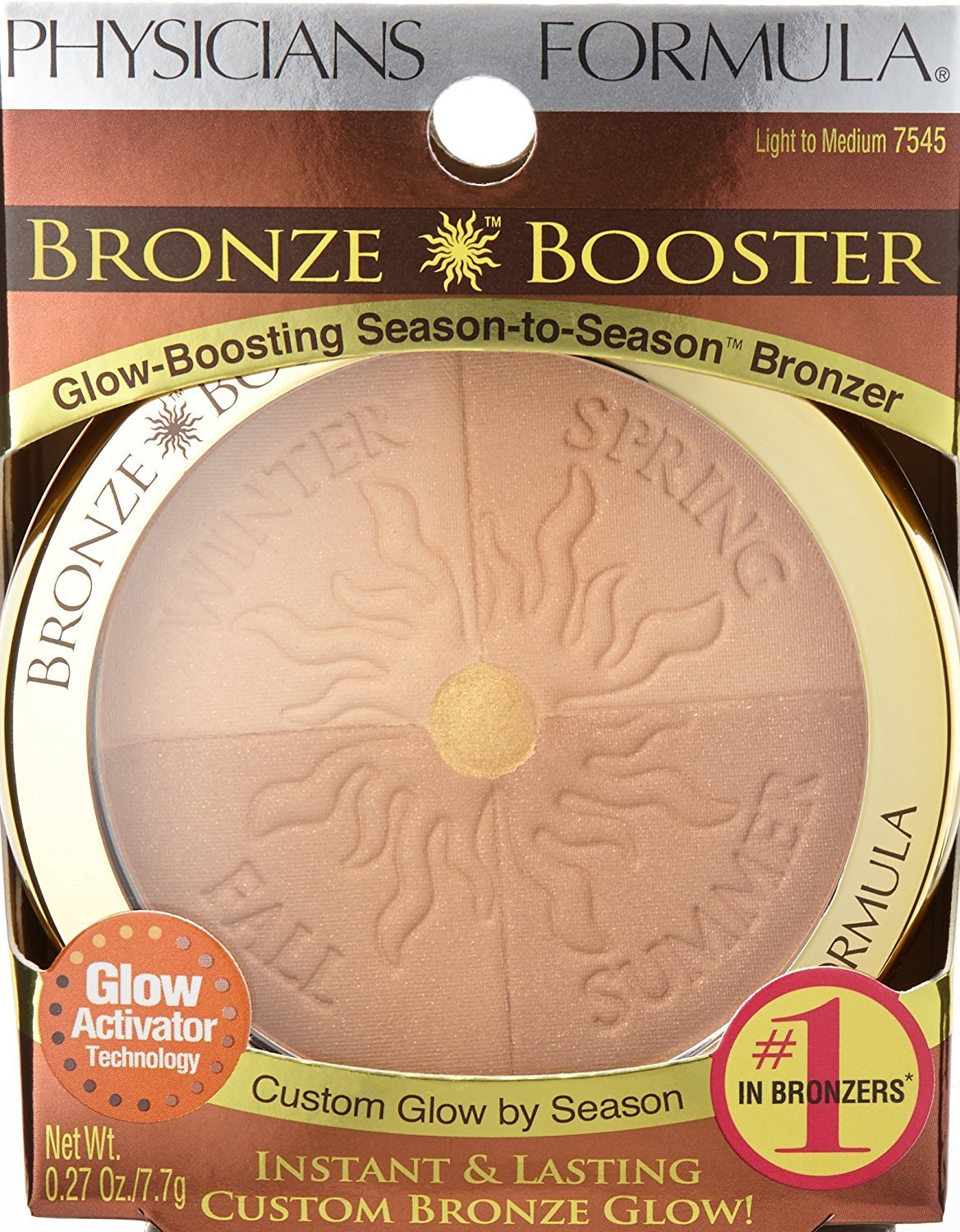Physicians Formula Bronze Booster Glow-Boosting Season-to-Season Bronzer Light-to-Medium Physicians Formula