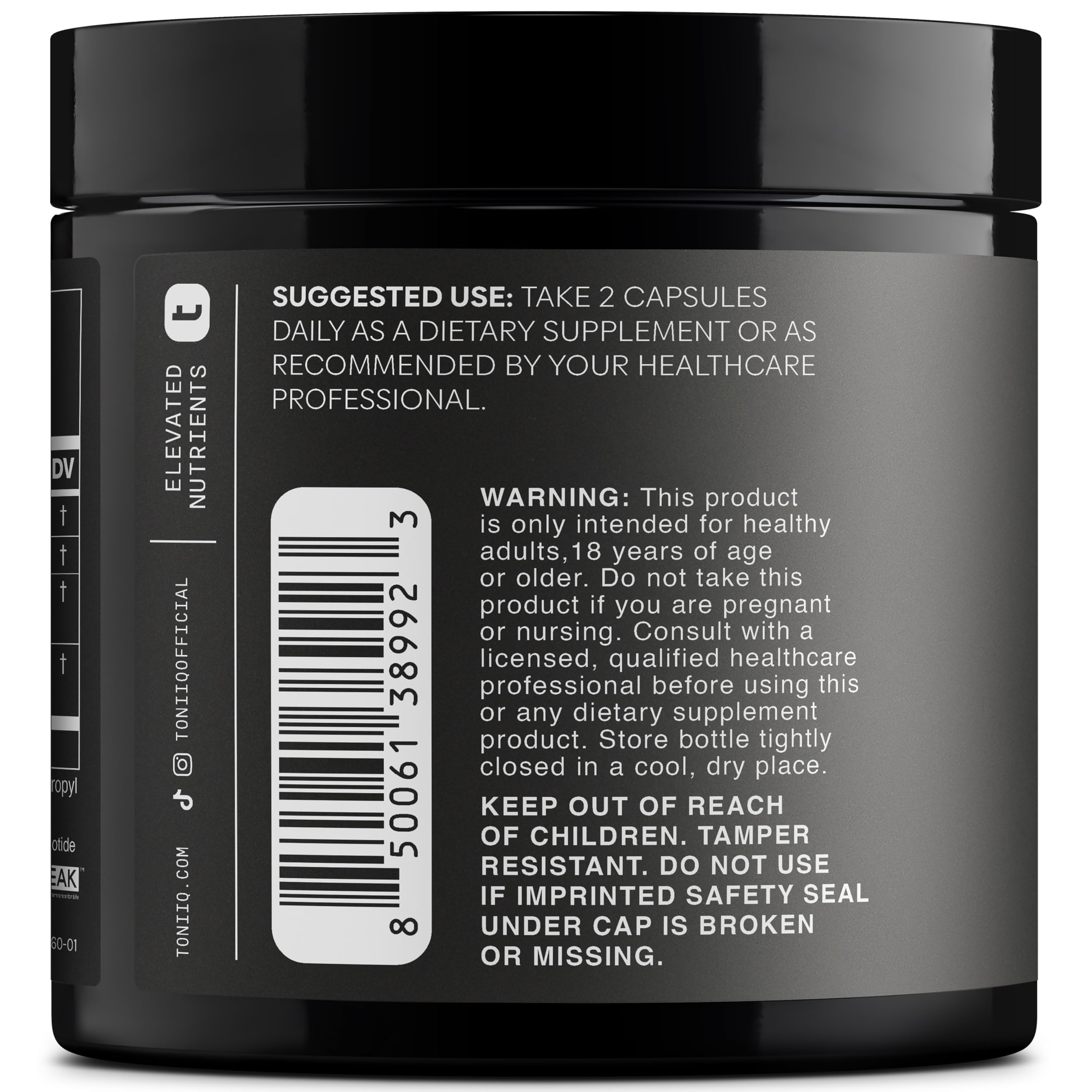 Toniiq NMNH Supplement – Ultra High Potency 1,000mg Complex with Clinically Studied Uthpeak™ NMNH, Resveratrol, Quercetin & TMG – Highly Purified – Third-Party Lab Tested – 60 Capsules Toniiq buy australia supplements