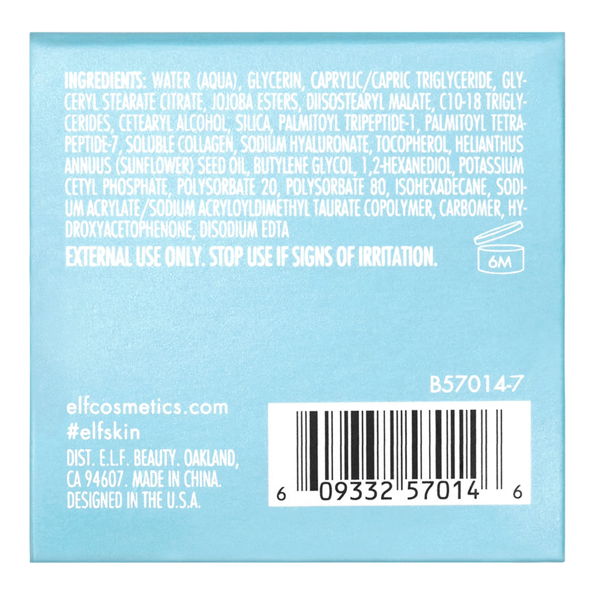 e.l.f. SKIN Holy Hydration! Eye Cream, Rich Hydrating Eye Cream For Minimizing Dark Circles, Infused With Hyaluronic Acid, Vegan & Cruelty-free e.l.f.