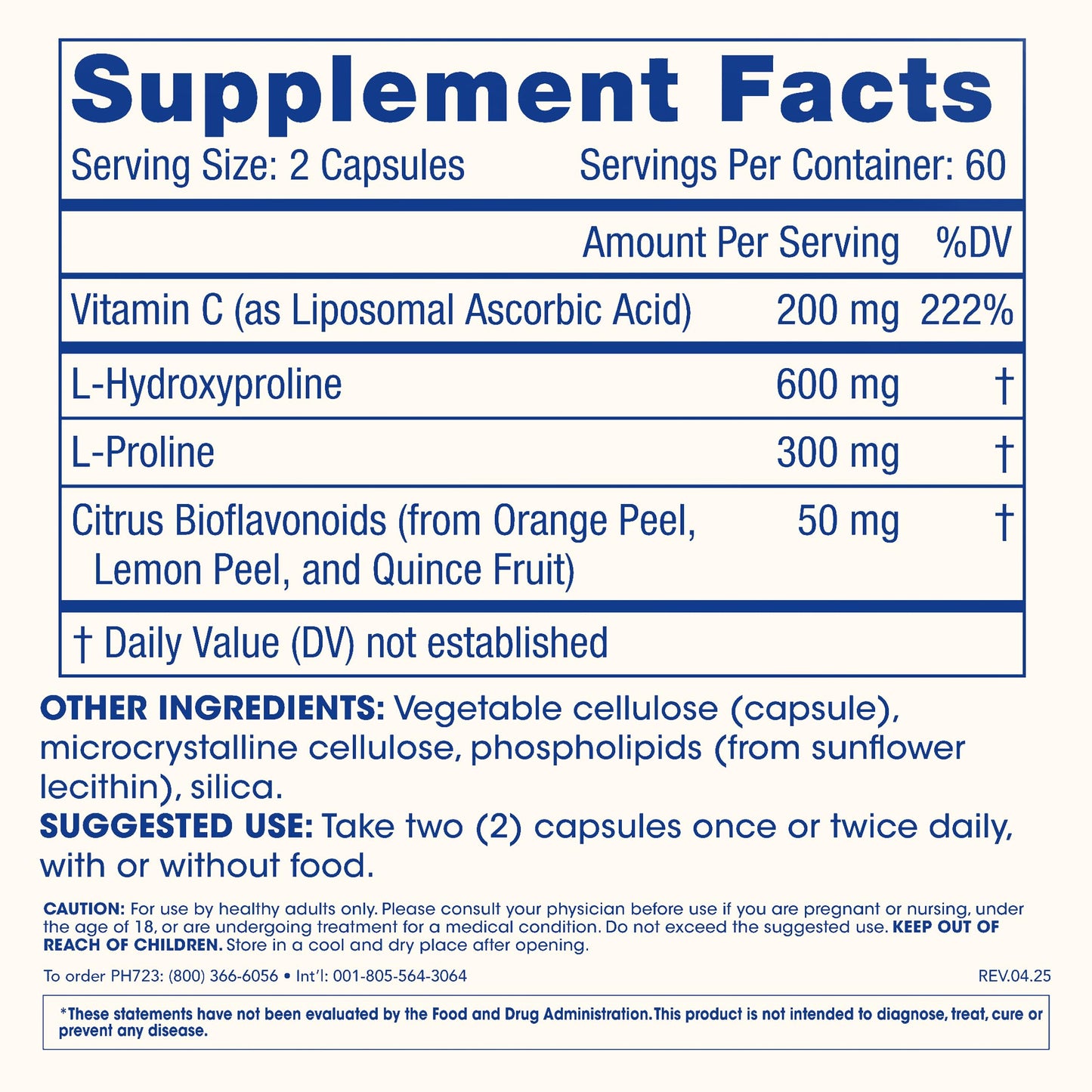 ProHealth Pro Collagen Activator Triple Third-Party Lab Tested, 120 Capsules ProHealth