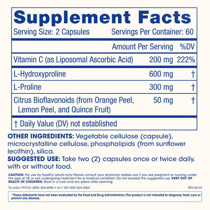 ProHealth Pro Collagen Activator Triple Third-Party Lab Tested, 120 Capsules ProHealth