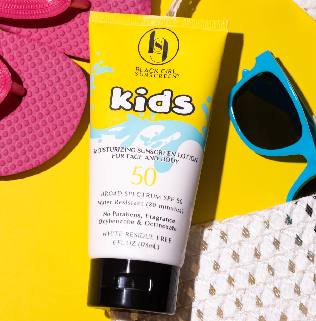 Black Girl Sunscreen Kids SPF 50 Face & Body Sunscreen BLACK GIRL SUNSCREEN