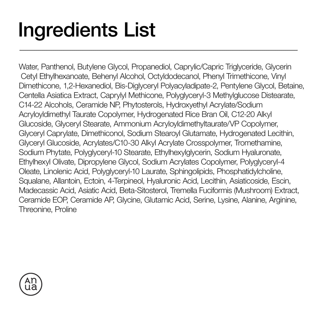 ANUA 3 Ceramide Panthenol Moisture Barrier Cream, 3.38 fl oz ANUA