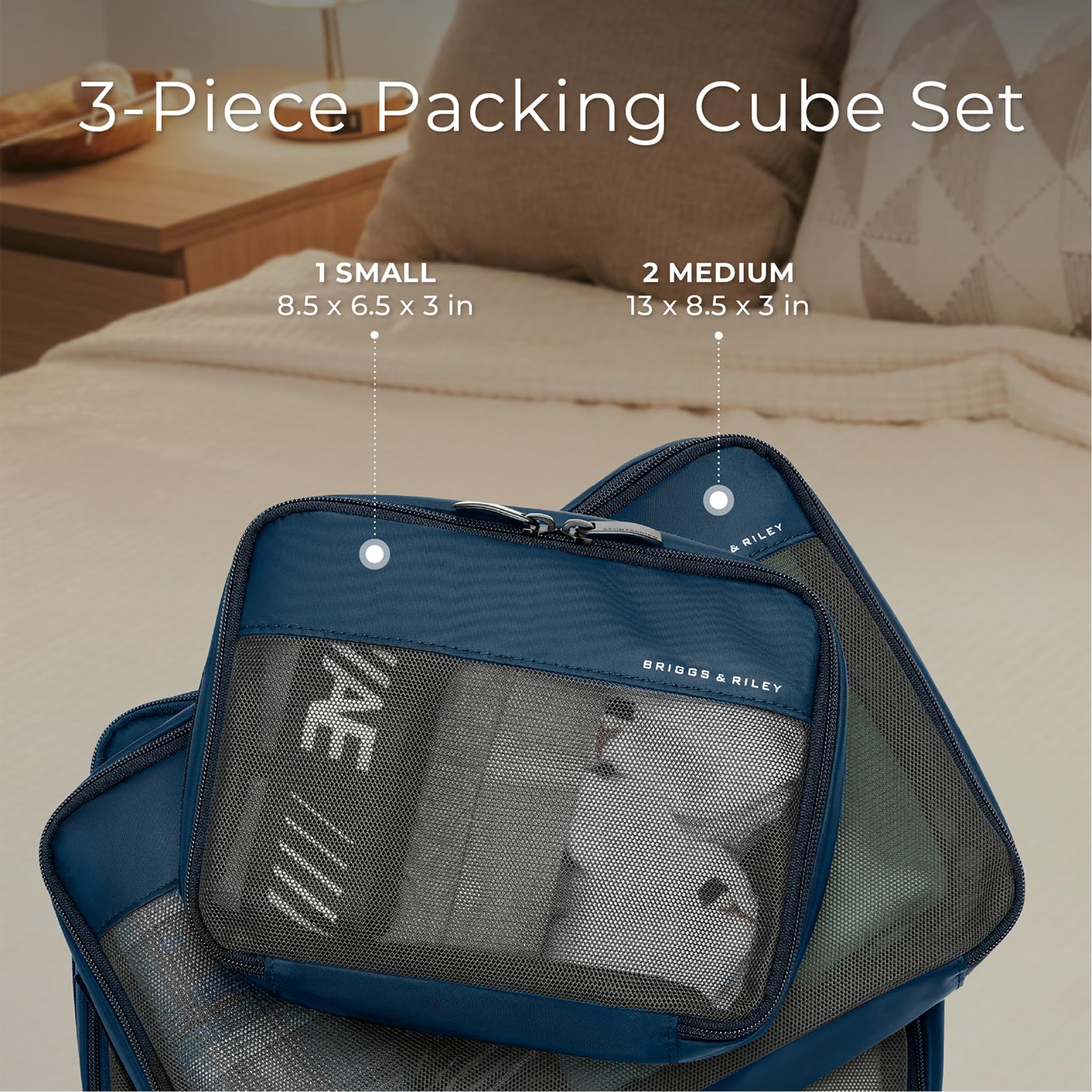 Briggs & Riley Travel Essentials Carry-On Compression Packing Cube Set Gsupps Australia