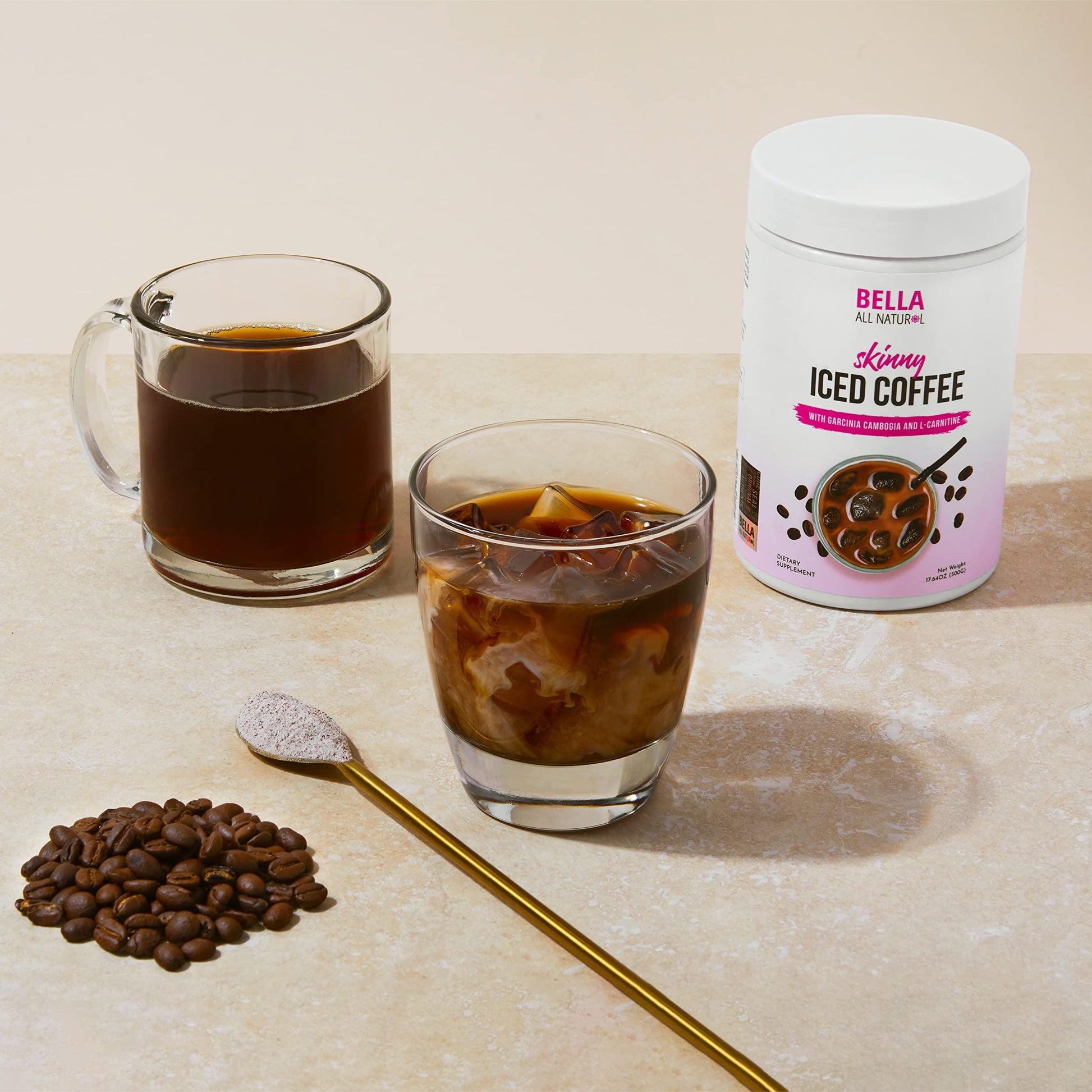 Bella All Natural Skinny Iced Coffee - Good Taste - 500 Grams Bella All Natural buy australia supplements