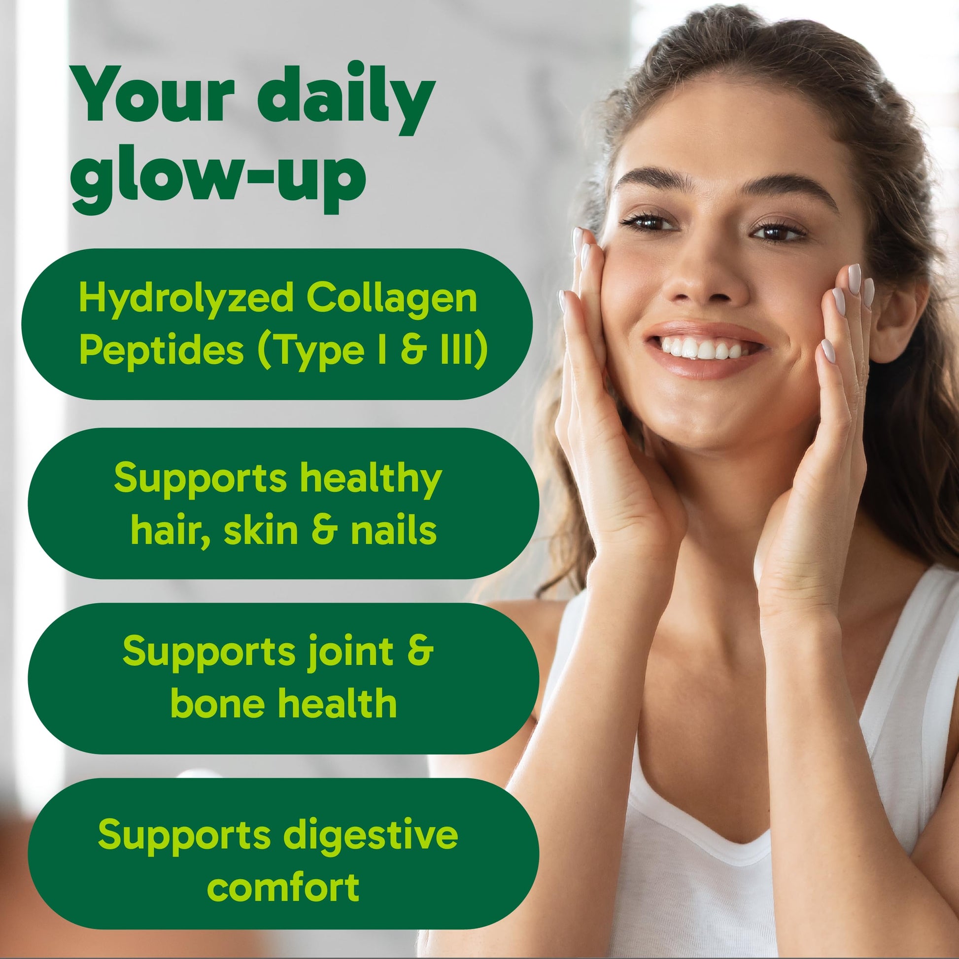 Organika Collagen Powder - for Healthy Hair, Skin, Nails, and Joints. Hydrolyzed Protein Peptides for Better Absorption- Grass-Fed, Non-GMO- Unflavoured- 2.2lbs Organika buy australia supplements