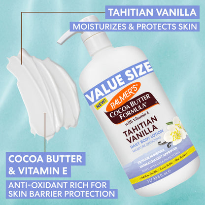 Palmer's Tahitian Vanilla Body Lotion with Cocoa Butter (33.8 Fl Oz) Palmer's
