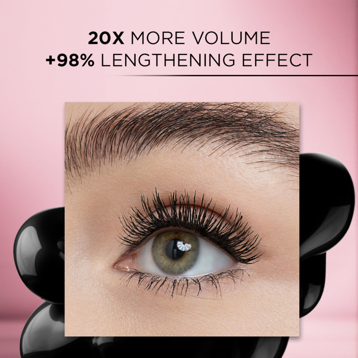 L'Oreal Paris Voluminous Lash Paradise Waterproof Mascara, Blackest Black, 0.25 Fl Oz (Pack of 1) Packaging May Vary L'Oreal Paris