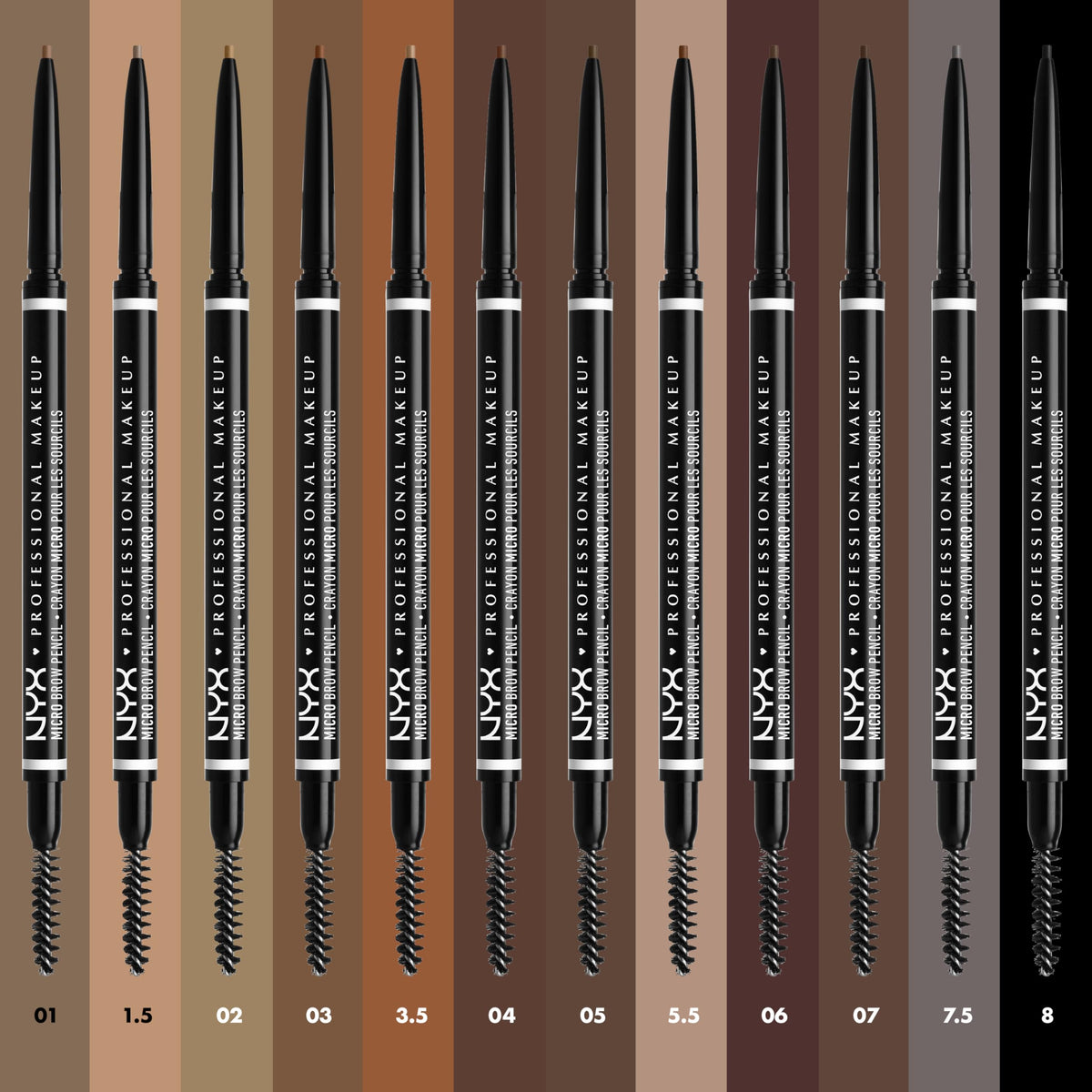 NYX PROFESSIONAL MAKEUP Micro Brow Pencil, Precise Eyebrow Pencil - Espresso NYX PROFESSIONAL MAKEUP