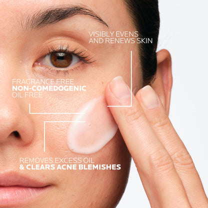 La Roche-Posay Effaclar Dual Acne Face Wash With 4% Benzoyl Peroxide & LHA Exfoliant La Roche-Posay