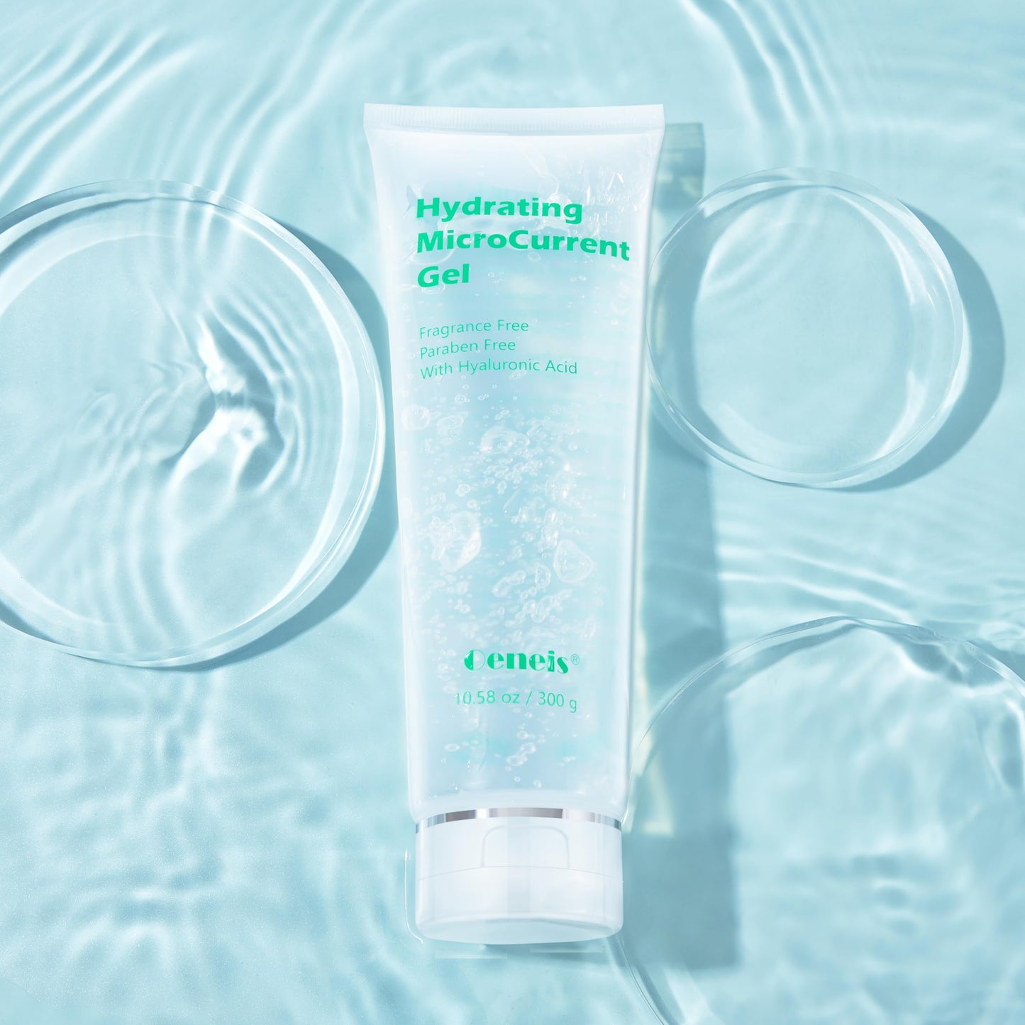 Oeneis Hydrating Microcurrent Conductive Gel, Fragrance-Free, Paraben-Free, Gel Primer with Hyaluronic Acid, Non-irritating Oeneis