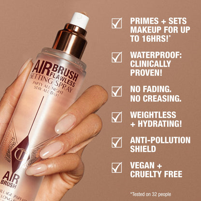 Charlotte Tilbury Airbrush Flawless Setting Spray - Hydrating & Waterproof Charlotte Tilbury