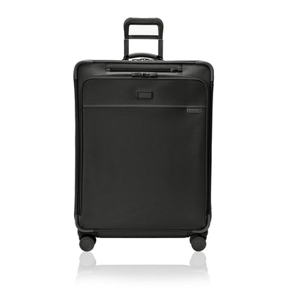 Briggs & Riley Essential 22" Carry On Expandable Spinner - Luggage for Travel, Suitcases with Wheels, Softside Rolling Bag for Men & Women, Self-Repairing Zipper - Baseline Collection, Black Gsupps Australia