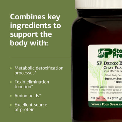 Standard Process SP Detox Balance Chai - Detox Cleanse with Pea Protein, Iron, Magnesium & Choline - Vegan, Non-Dairy & Gluten-Free - 1.7 lb Standard Process Inc.
