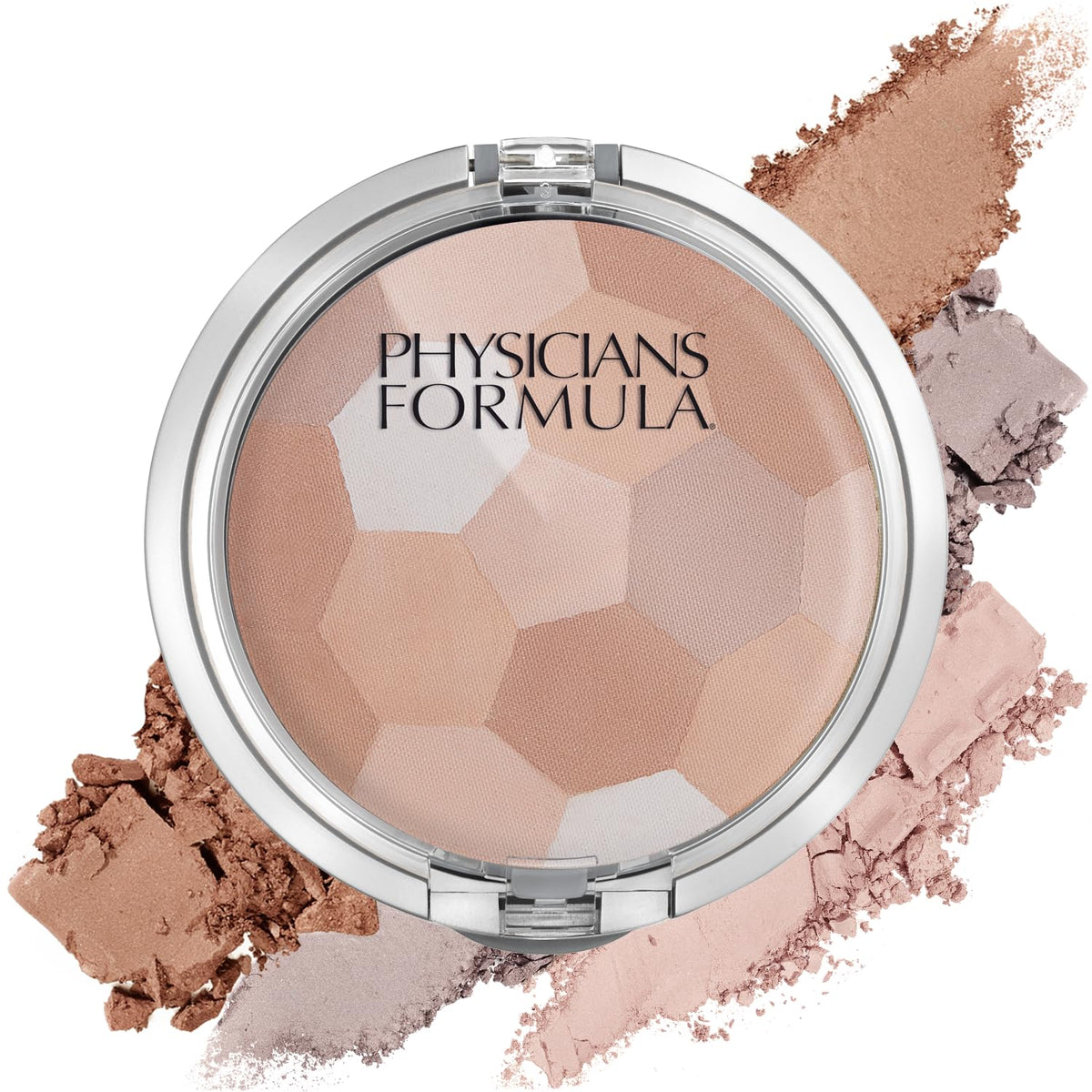 Physicians Formula Setting Powder Palette Multi-Colored Pressed Finishing Powder Translucent, Natural Coverage, Dermatologist Tested, Clinicially Tested Physicians Formula