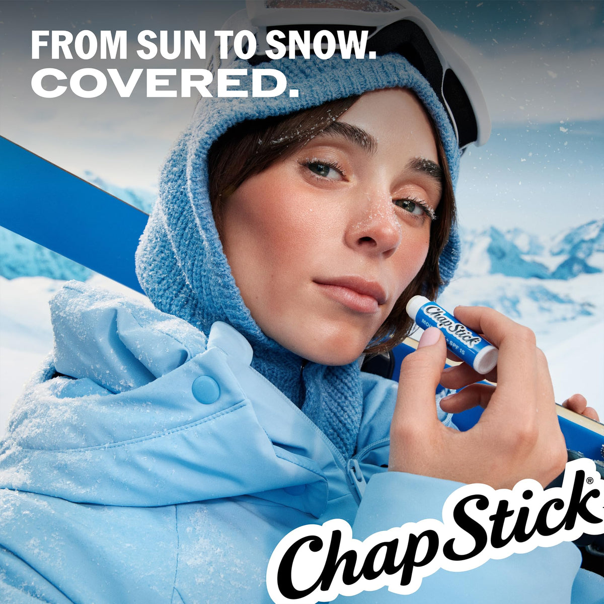 ChapStick Moisture + SPF 15 Bulk Lip Balm Sunscreen 12-Pack, 0.15 Oz Ea ChapStick