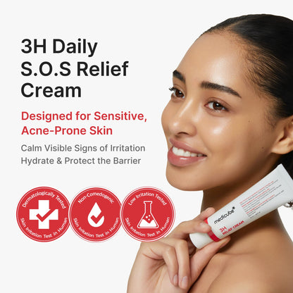 medicube 3H Daily Relief Cream for All Skin Types & After Spot Care medicube