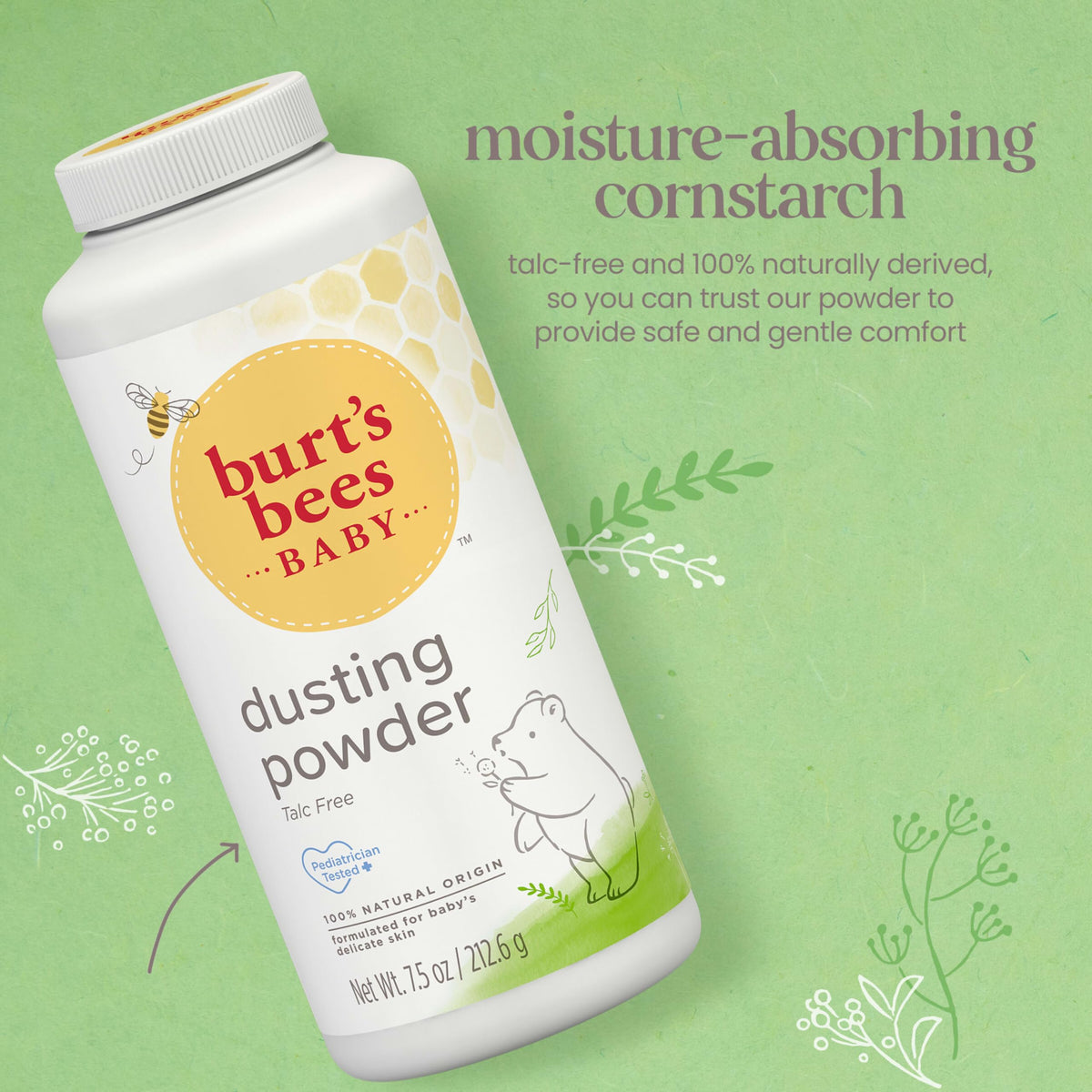 Burt's Bees Baby Dusting Powder, 7.5 Ounces Burt's Bees
