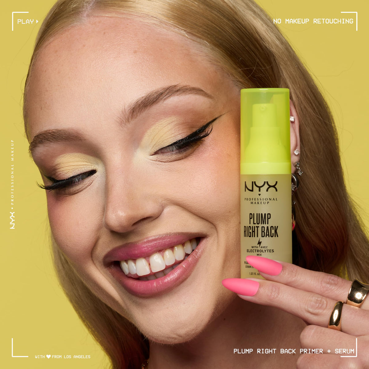 NYX PROFESSIONAL MAKEUP Plump Right Back Plumping Serum & Primer, With Hyaluronic Acid NYX PROFESSIONAL MAKEUP