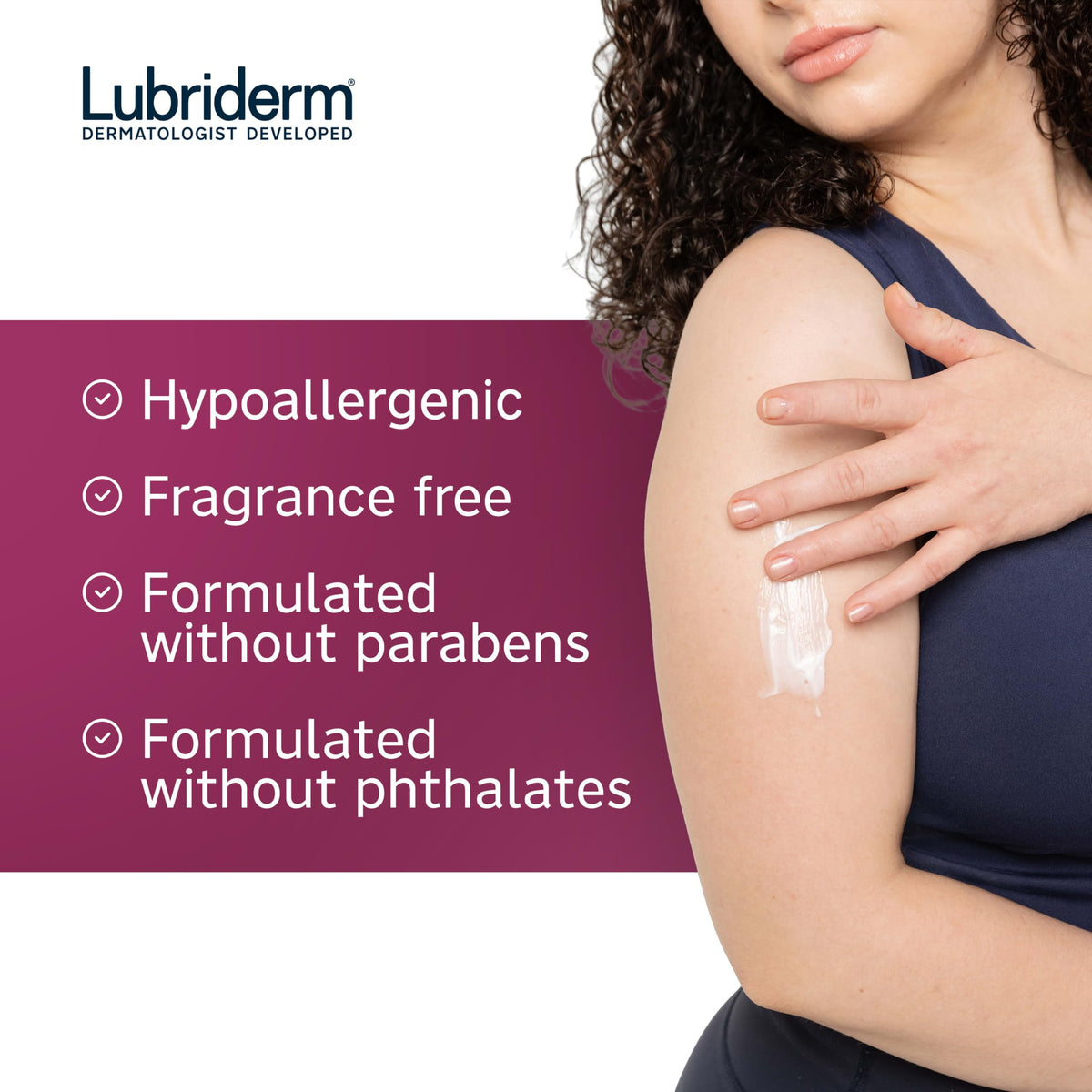 Lubriderm Advanced Therapy Hand & Body Lotion, Fragrance Free, 32 fl. oz Lubriderm
