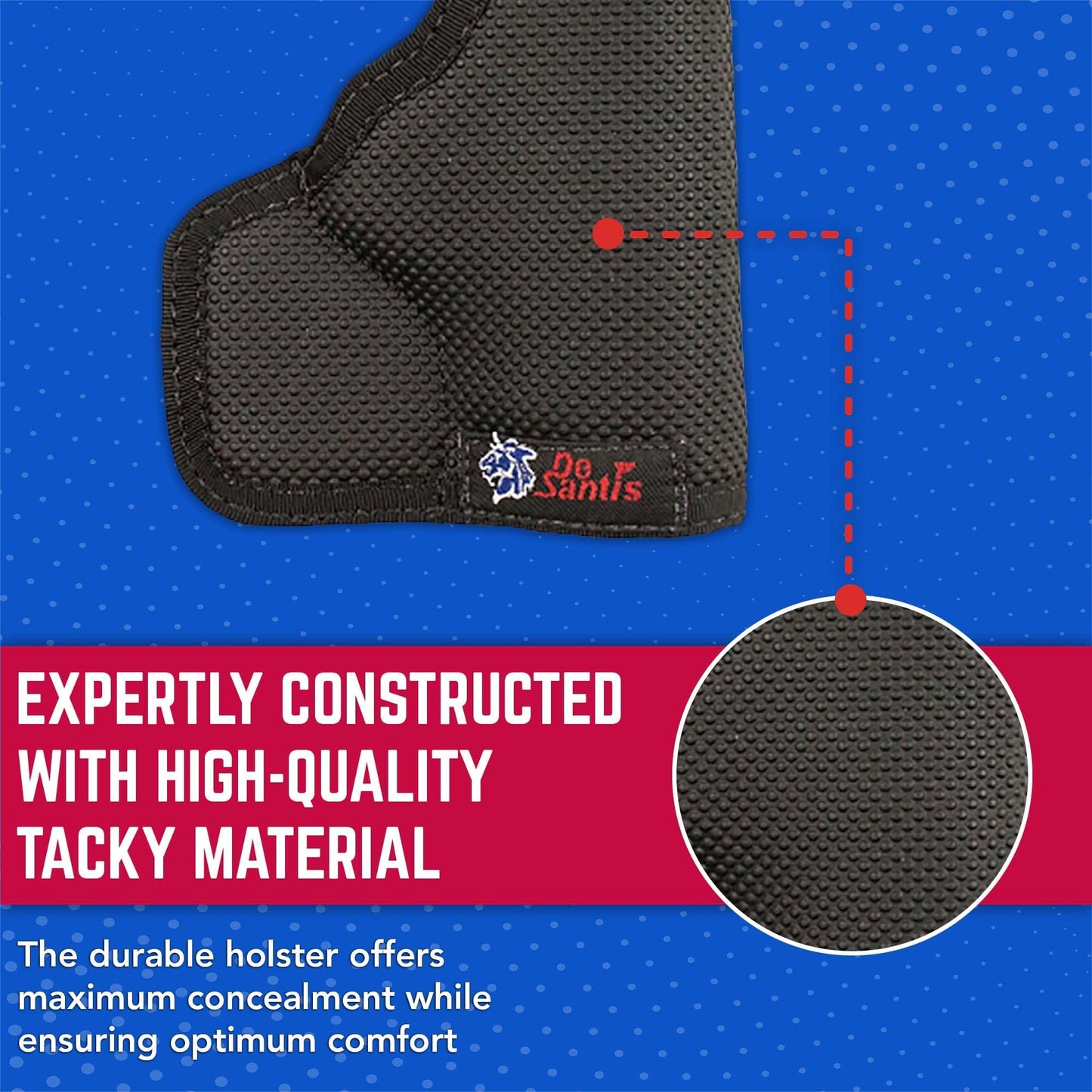 DeSantis Nemesis - Gun Pocket Holsters for Concealed Carry, Concealed Pocket Holster for Pistols, Revolvers, Soft, Designed for Comfort & Discreet Carry, Ambidextrous Gsupps Australia