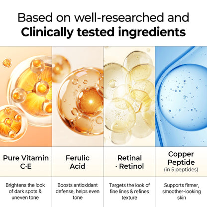 Dr.Melaxin Mela-C·E Ferulic Core Multi Balm Dark Spots, Dark Circles & Fine Lines, Vitamin C·E + Ferulic Acid, Retinal, Korean Anti-Aging Glow Treatment Stick, 0.35 oz, 10g Dr.Melaxin