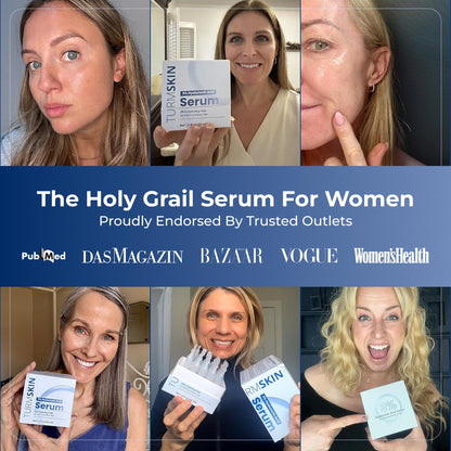 TURMSKIN® Hyaluronic Acid Serum Ampoules [ULTRA HYDRATING VIALS] - 3% Hyaluron Booster for Glass Skin & Anti Aging - 24 Hours Hydration Turmskin