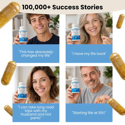 SuperNaturals IBSolution - Made in USA, Non-GMO, Gluten Free & Vegan (60 Capsules) - Digestive Gut Health Supplement With Psyllium Husk - Gas, Bloating, Diarrhea JLM NUTRITIONALS