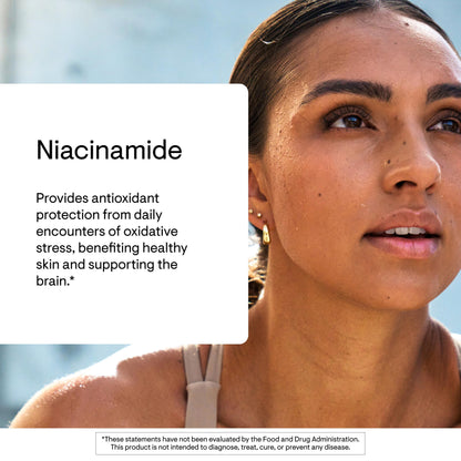 THORNE - Niacinamide - Non-Flushing Form of Vitamin B3 - Supports Skin Health & Provides Cellular Protection* - Niacin Supplement - Third-Party Certified THORNE