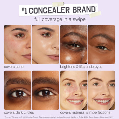 tarte Shape Tape Concealer – Full-Coverage Creaseless Soft Matte Finish, Brightening Under-Eye & Face Makeup, 16hr Longwear, Vegan & Cruelty-Free, Full Size, 16N fair-Light Neutral tarte