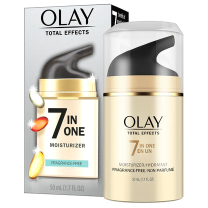 Olay Total Effects Face Moisturizer, Fragrance-Free, 1.7 fl oz Olay