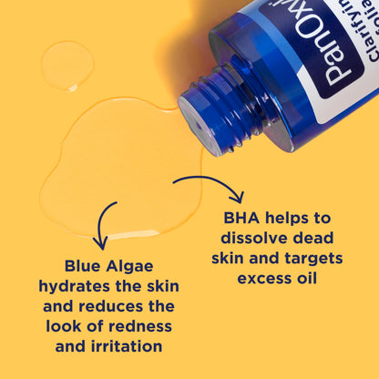 PanOxyl Clarifying Exfoliant with 2% Salicylic Acid, BHA Liquid Exfoliant for Face, Unclogs, Minimizes Appearance of Pores, Blue Algae and Antioxidants Help Calm Redness, For Acne Prone Skin, 4 fl oz PanOxyl