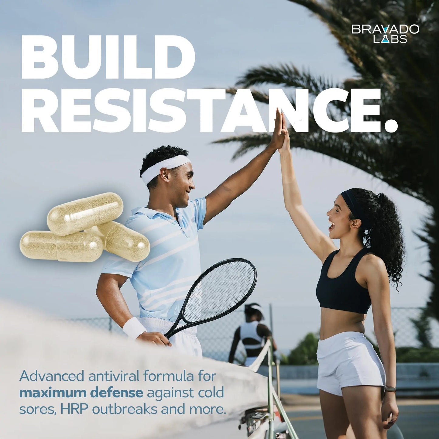 Bravado Labs L-Lysine 250mg Capsules – Immune & Cold Sore Support – Vegan, Non-GMO, Allergen-Free, 3rd-Party Tested Bravado Labs