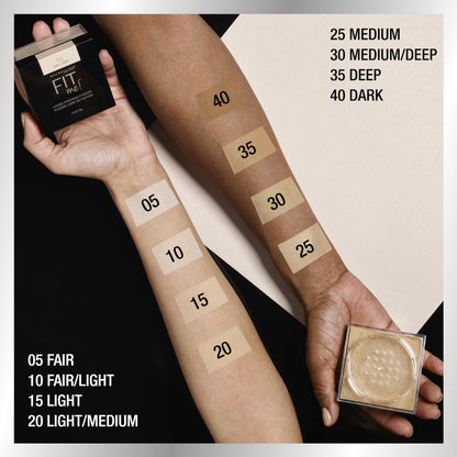 Maybelline Fit Me Loose Setting Powder, Face Powder and Finishing Makeup, Fair Light, 1 Count MAYBELLINE