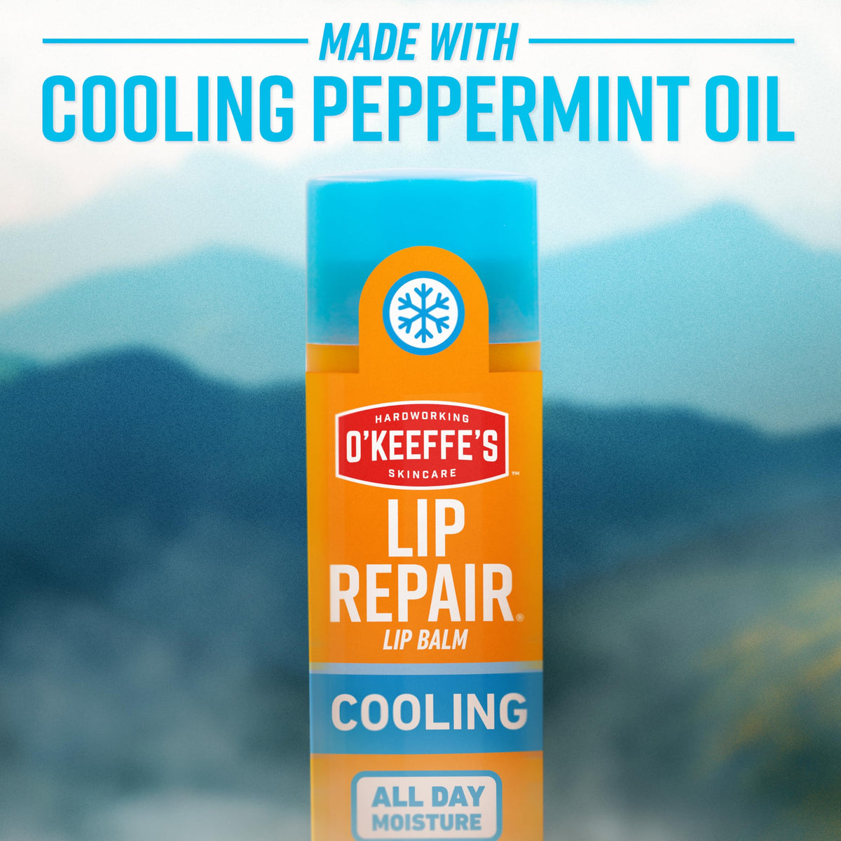 O'Keeffe's Lip Repair Balm, Cooling Relief for Cracked Lips, 2-Pack O'Keeffe's