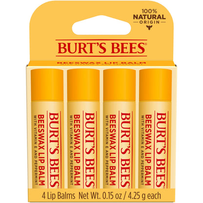 Burt's Bees 100% Natural Moisturizing Lip Balm (Original Beeswax) Burt's Bees
