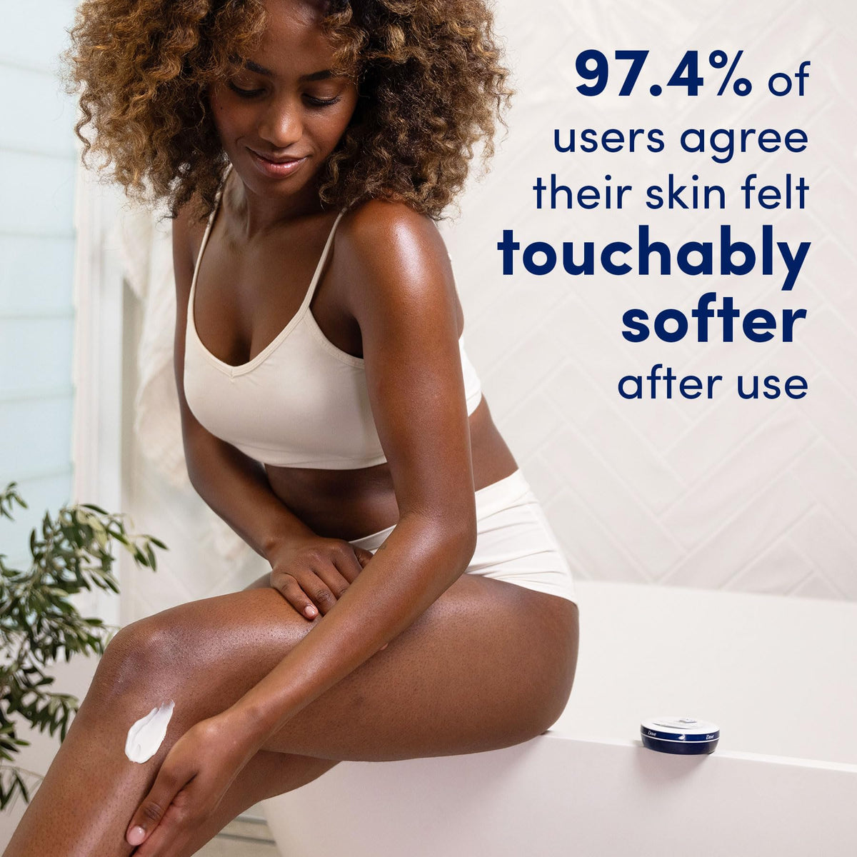 Dove Nourishing Body Care, Face, Hand, and Body Rich Nourishment Cream for Extra Dry Skin with 48-Hour Moisturization, 4-Pack, 2.53 Oz Each Jar Dove