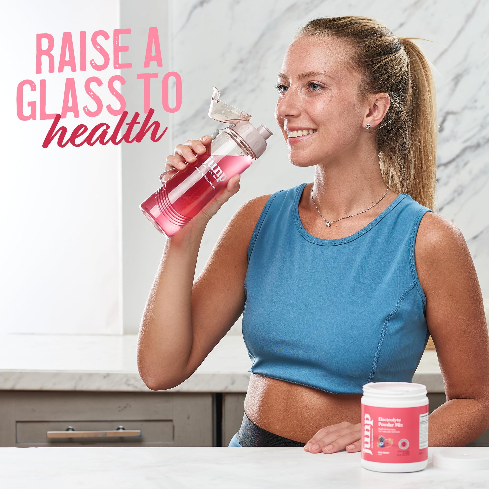 JUNP Electrolytes Powder No Sugar No Carbs, Wild Berry Fruit Flavor Keto Electrolyte Drink Mix - Potassium & Salt Hydration Powder Electrolytes, Zero Calorie Sugar Free Electrolyte Powder, 90 Servings JUNP buy australia supplements