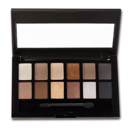 Maybelline The Nudes Eyeshadow Palette Makeup, 12 Pigmented Matte & Shimmer Shades, Blendable Powder, 1 Count MAYBELLINE