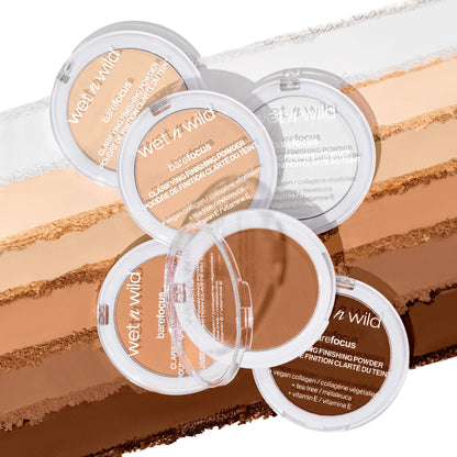 wet n wild Bare Focus Clarifying Finishing Powder | Matte | Pressed Setting Powder Light-Medium wet n wild