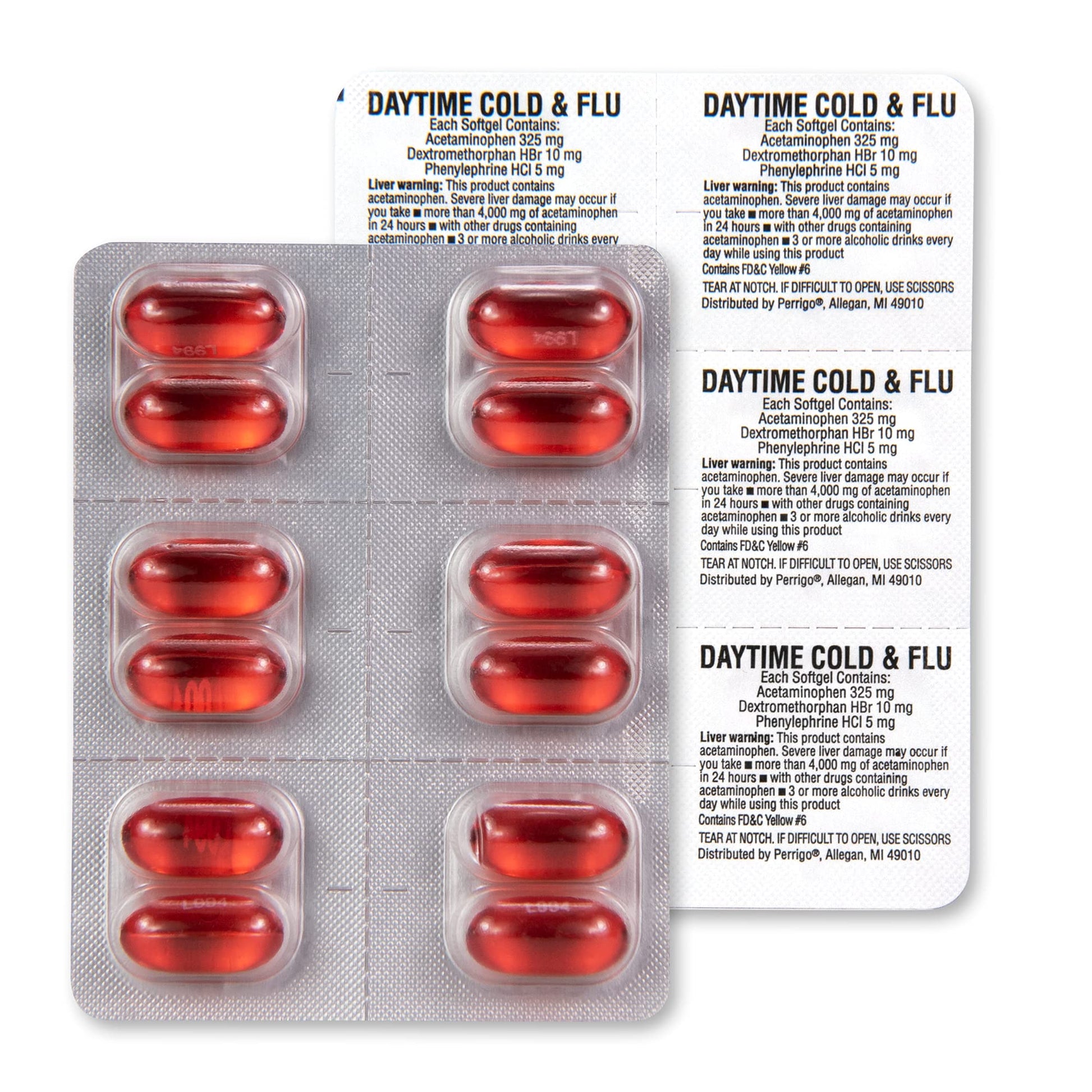 Amazon Basic Care Daytime Cold & Flu Liquid Caps; Cold Care for Daytime Cold and Flu, Orange, 48 Count (Pack of 1) Amazon Basic Care buy australia supplements