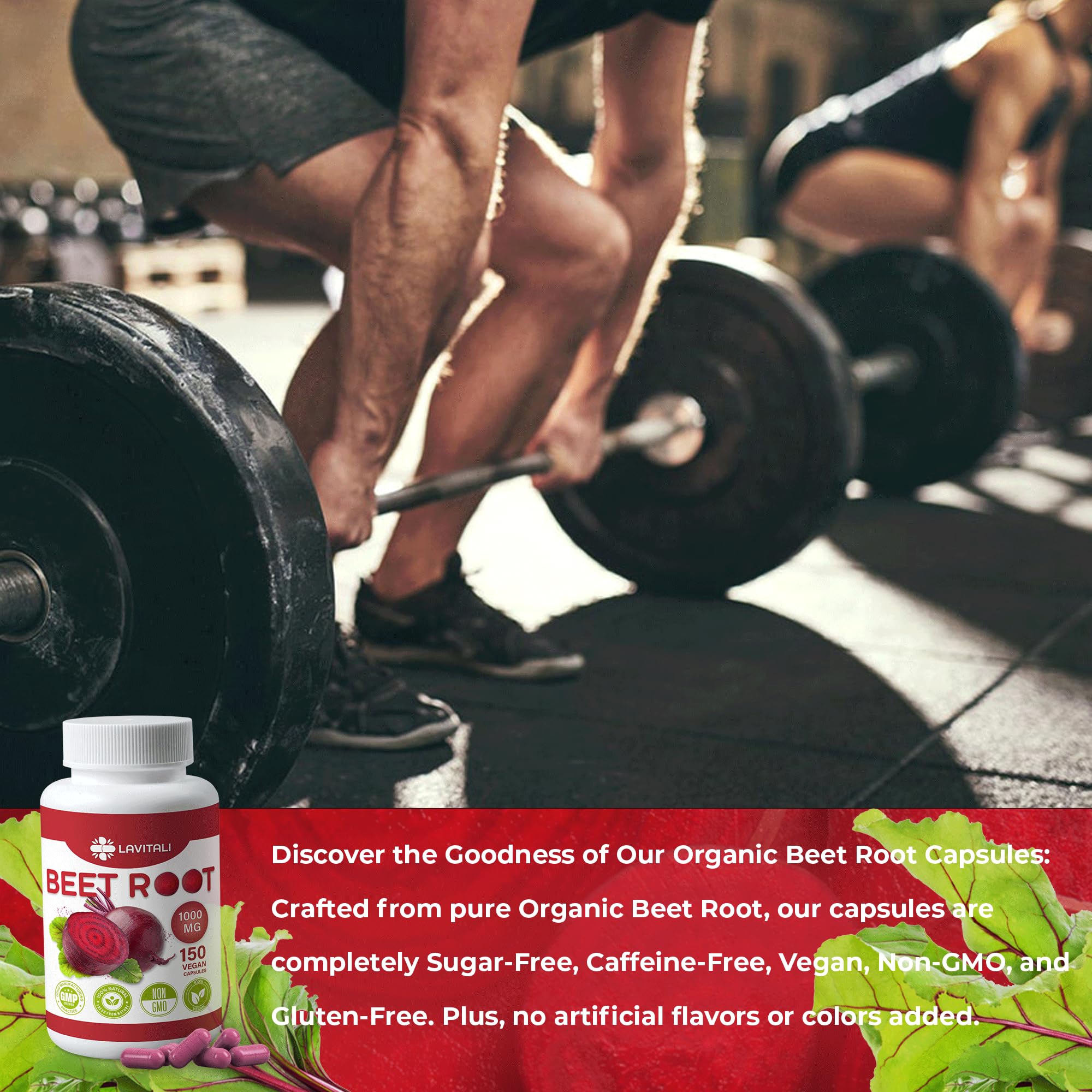LaVitali 275 Beet Root Extract Capsules, 1000mg per Serving, High Concentrated Herbal LaVitali buy australia supplements