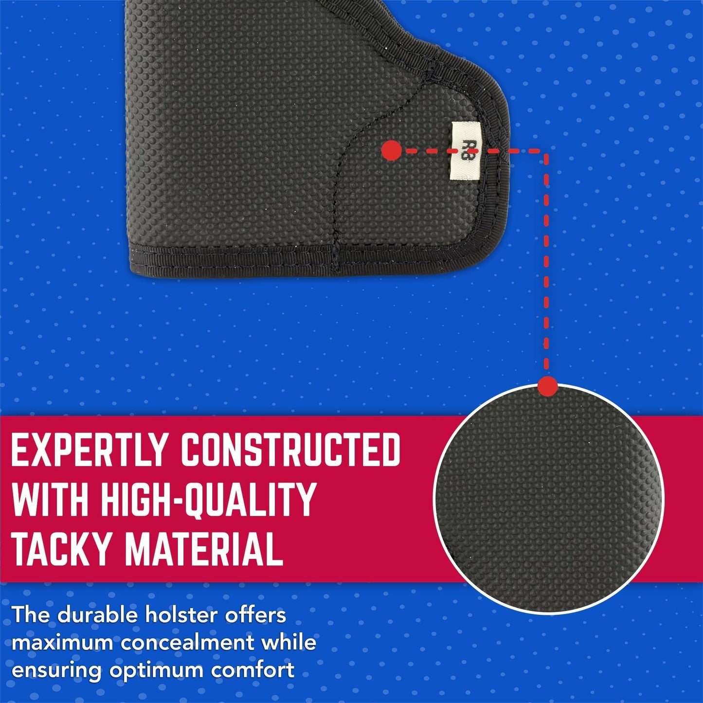 DeSantis Nemesis - Gun Pocket Holsters for Concealed Carry, Concealed Pocket Holster for Pistols, Revolvers, Soft, Designed for Comfort & Discreet Carry, Ambidextrous Gsupps Australia