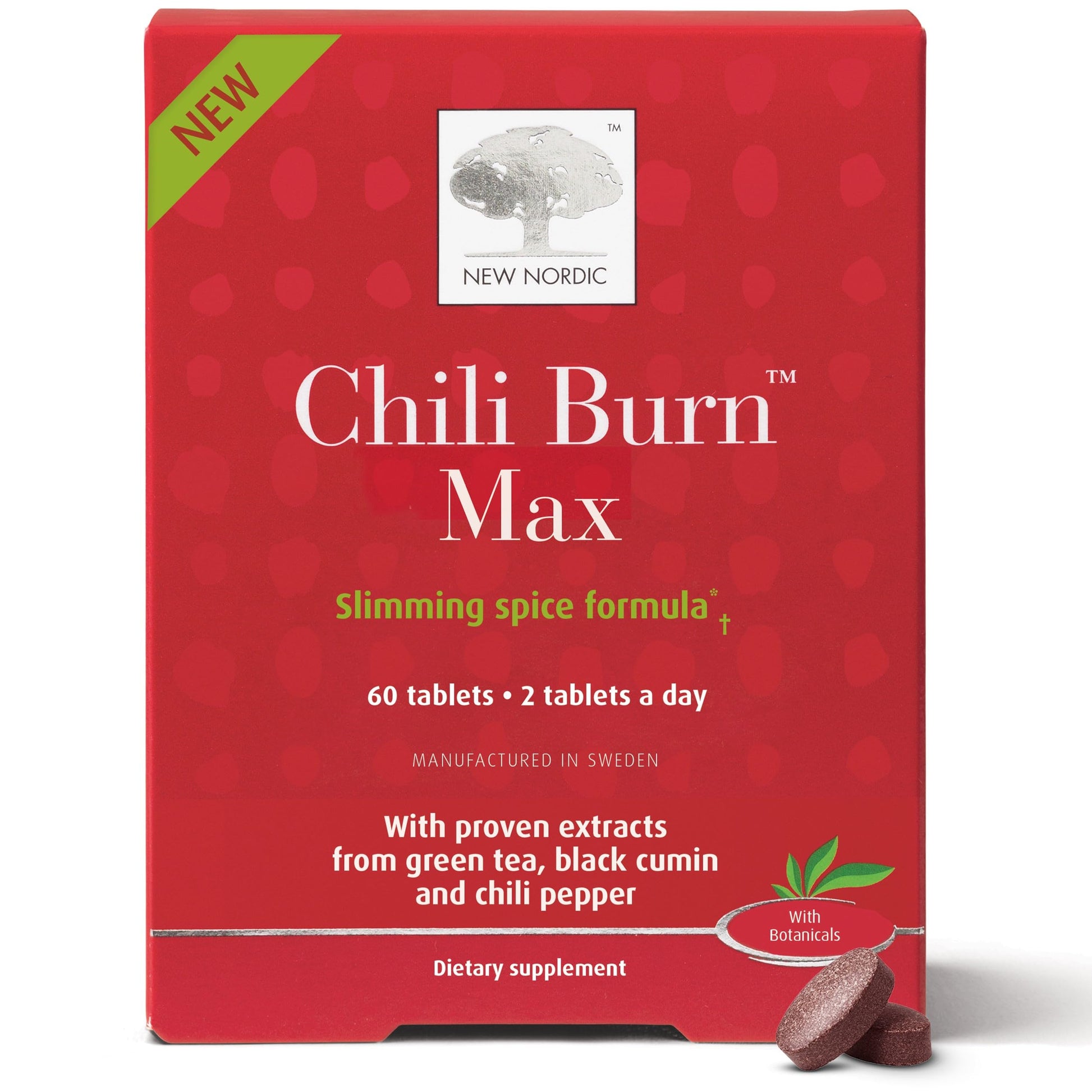 New Nordic Chili Burn Max, Natural Slimming & Weight Loss Formula Supplement, 60 Count (Pack of 1) NEW NORDIC buy australia supplements