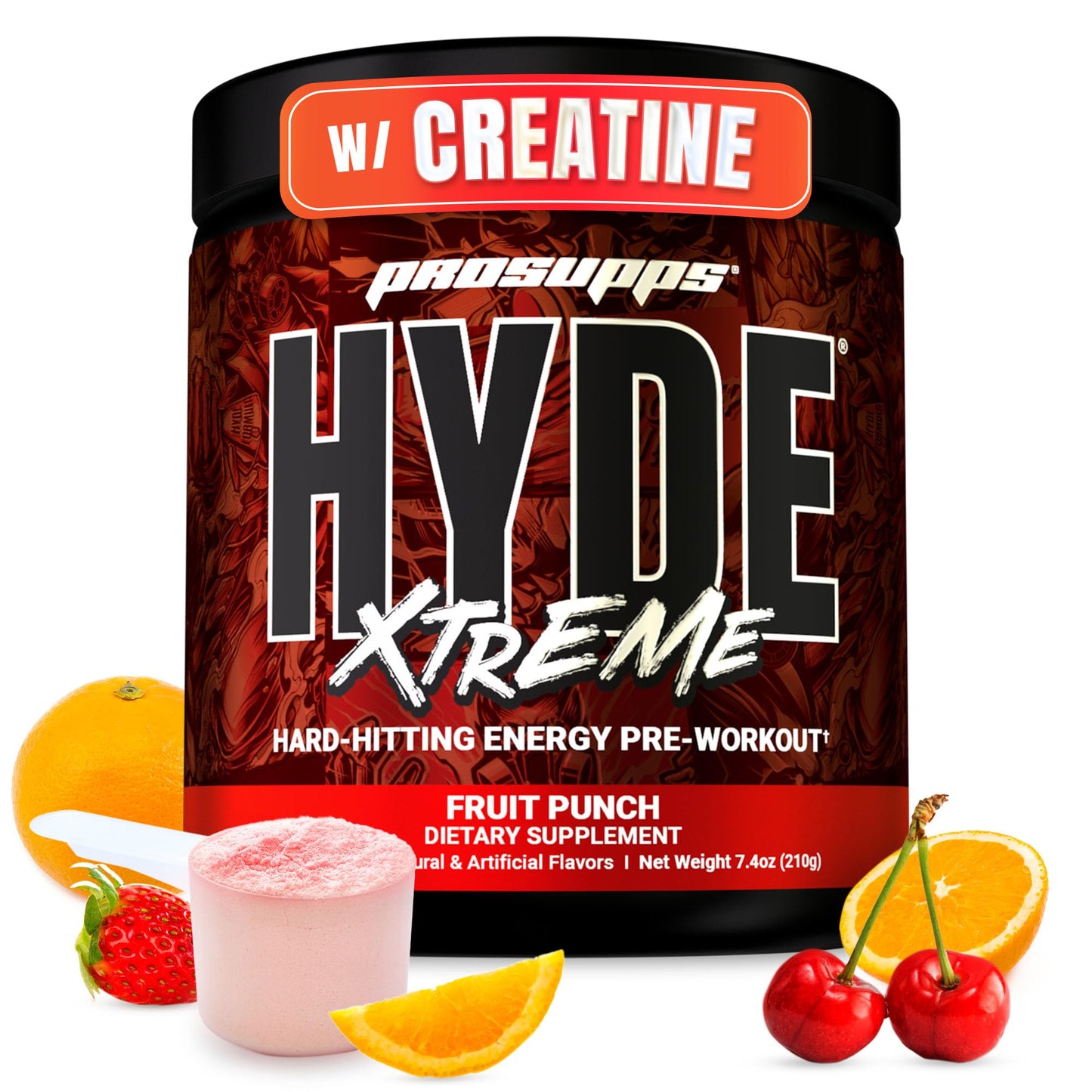 ProSupps Mr. Hyde Xtreme Pre Workout Powder with Creatine, Beta Alanine & Caffeine – Extreme Energy, Pumps, Focus & Performance - Fitness & Gym Supplements for Men & Women (Watermelon, 30 Servings)