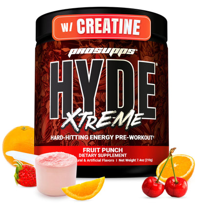 ProSupps Mr. Hyde Xtreme Pre Workout Powder with Creatine, Beta Alanine & Caffeine – Extreme Energy, Pumps, Focus & Performance - Fitness & Gym Supplements for Men & Women (Watermelon, 30 Servings)