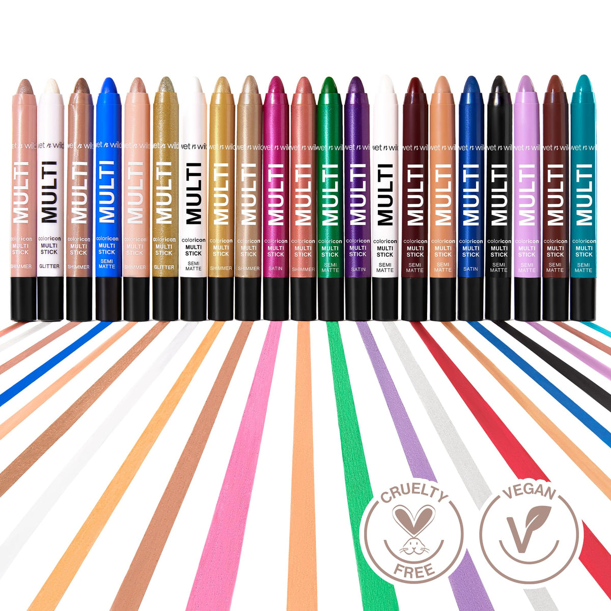 wet n wild Color Icon Cream Eyeliner Eyeshadow Multi-Stick, Moisturizing, Nourishing Velvety Cream-to-Powder Buildable & Blendable Formula, Cruelty-Free & Vegan - Brown Sugar wet n wild