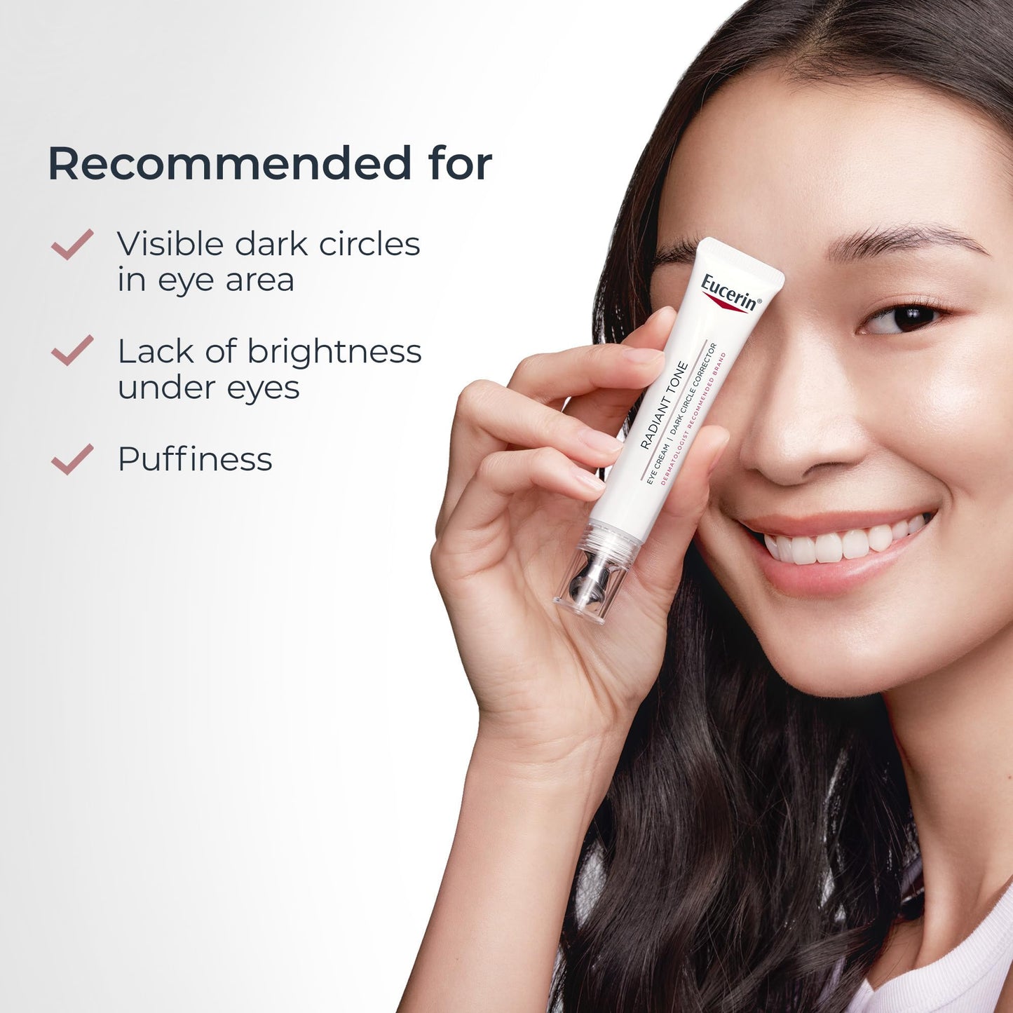 Eucerin Radiant Tone Eye Cream Dark Circle Corrector, Eye Brightening Cream with Thiamidol and Hyaluronic Acid Eucerin