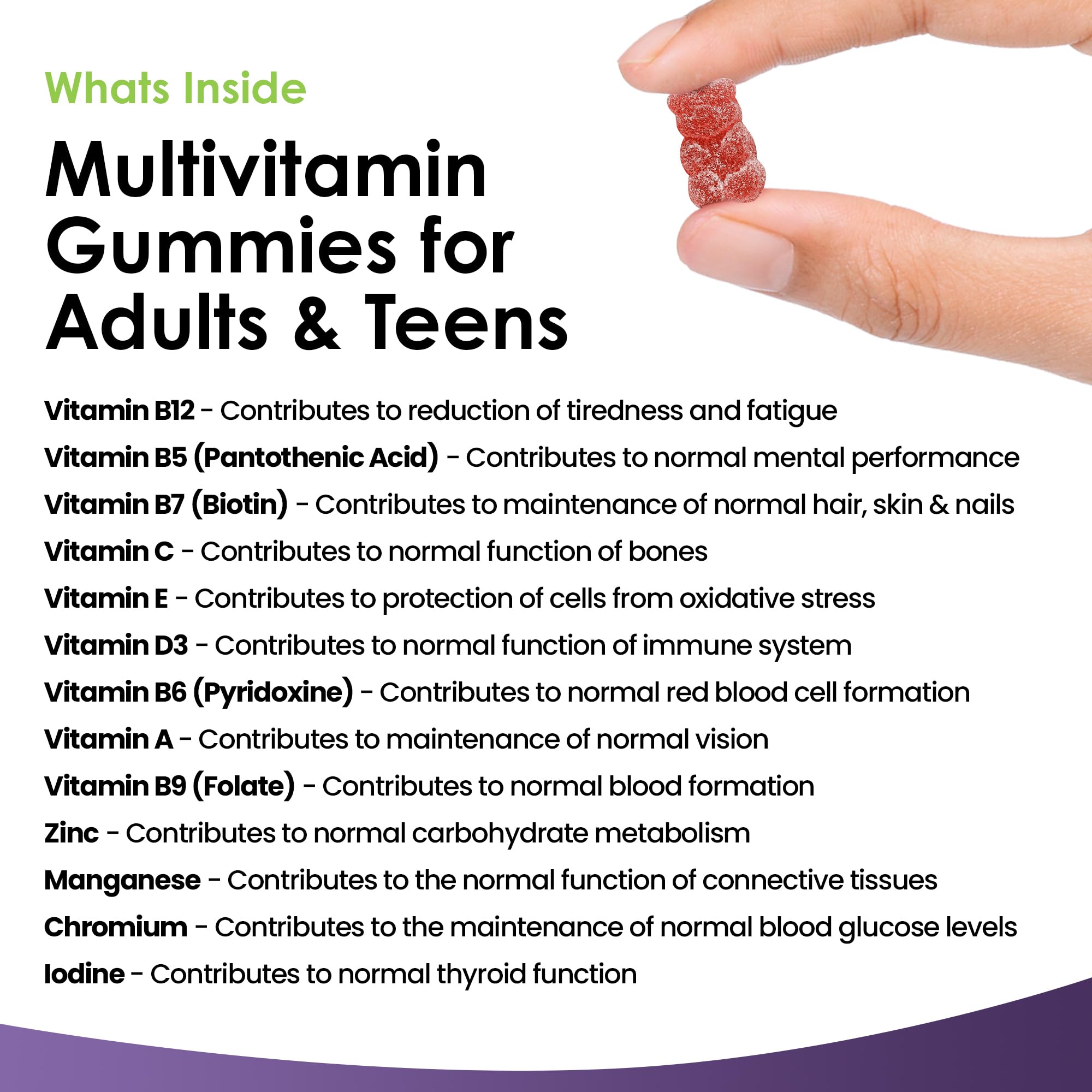 Multivitamin Gummies High Strength for Men Women - Vegetarian +14 Essential Vitamins NEW LEAF PRODUCTS buy australia supplements