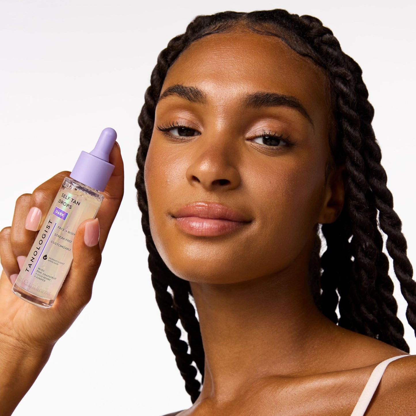 Tanologist Dark Self Tan Drops, Streak-Free Body & Face Tanning Drops, No Fake Tan Smell Tanologist